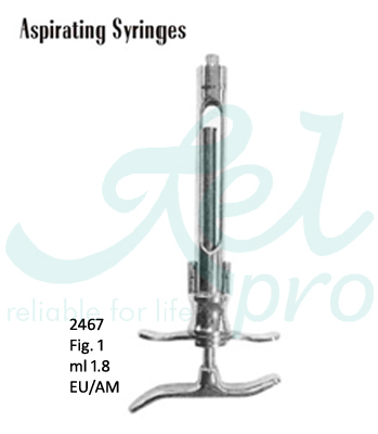Catridge Syringe Aspirating Syringe 1.8 ML
