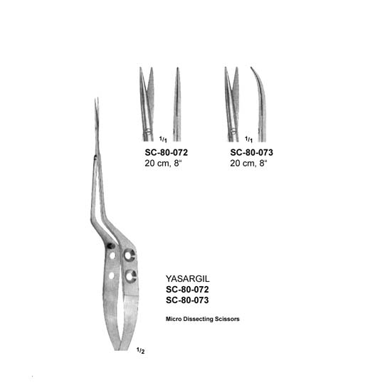 Micro issecting cissors -80-072-073