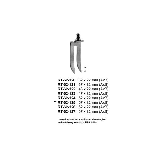 Lateral valves RT-62-120-127