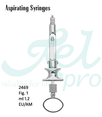 Aspirating Syringe 1.2 ML