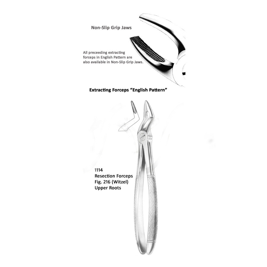 Resection Forceps Upper Roots Fig 216 Witzel