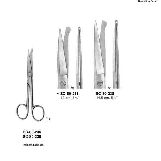 Surgical Scissors SC-80-236-238