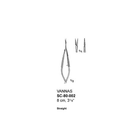 Vannas Straight SC-80-002