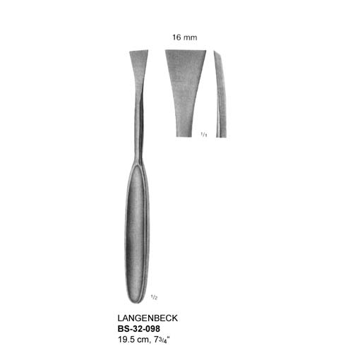 LANGENBECK RASPATORIES FIG.1, 16 MM – 19.5 CM - Relpro