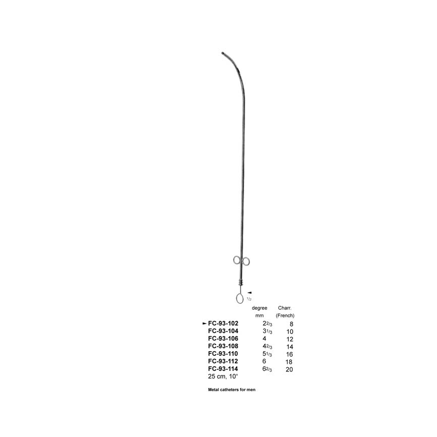 Metal Catheters FC-93-102-114 Metal Catheters FC-93-102-114