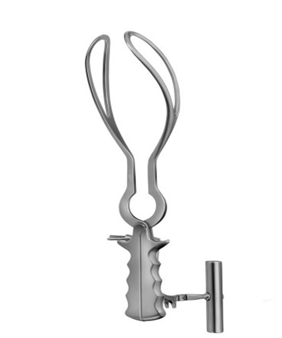Neville Barnes Obstetric Forceps With Axis Traction Rod Relpro